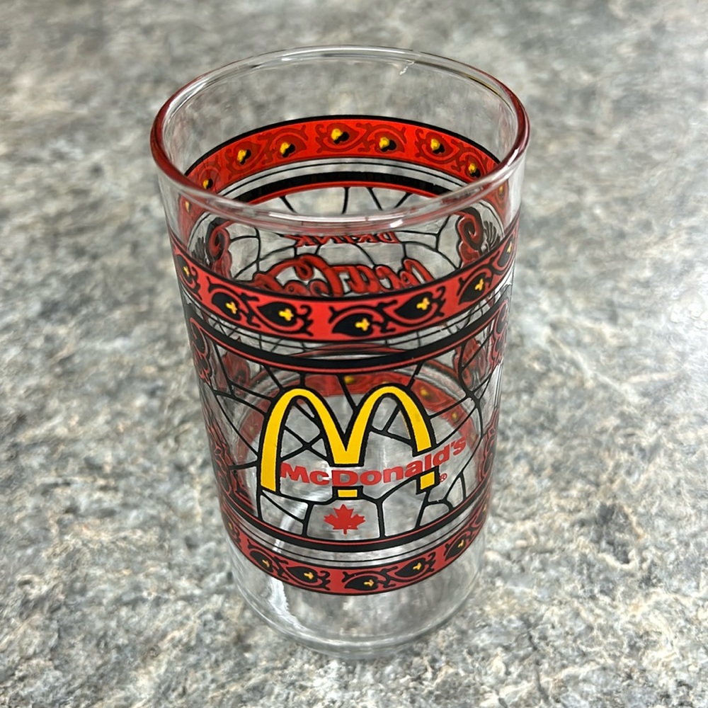 Vintage McDonalds Drink Coca Cola Glass